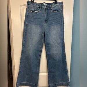 Altar’d State Blue Boot Cut Flare Jeans Size 31